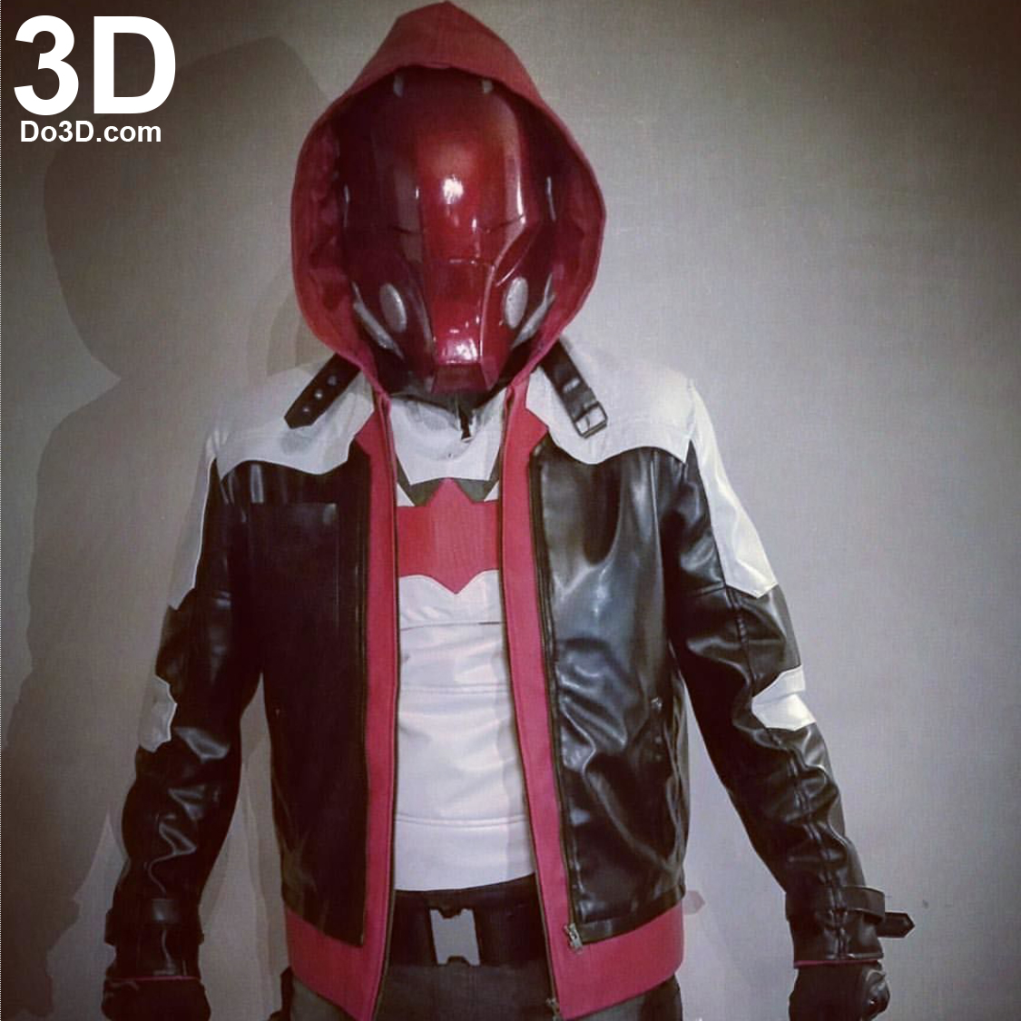 3D Printable Model Red Hood Arkham Knight Helmet Print File Format