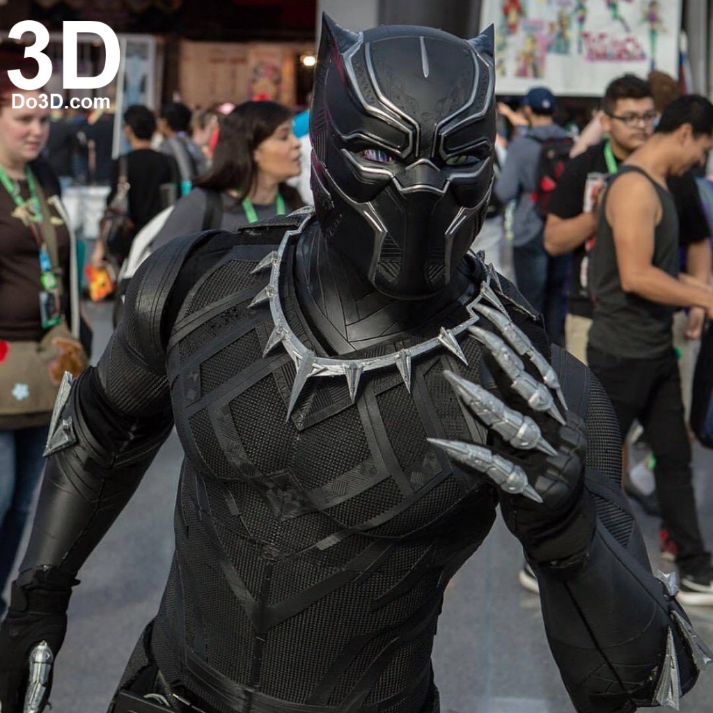 3D Printable Model Black Panther Civil War Full Body Suit / Armor