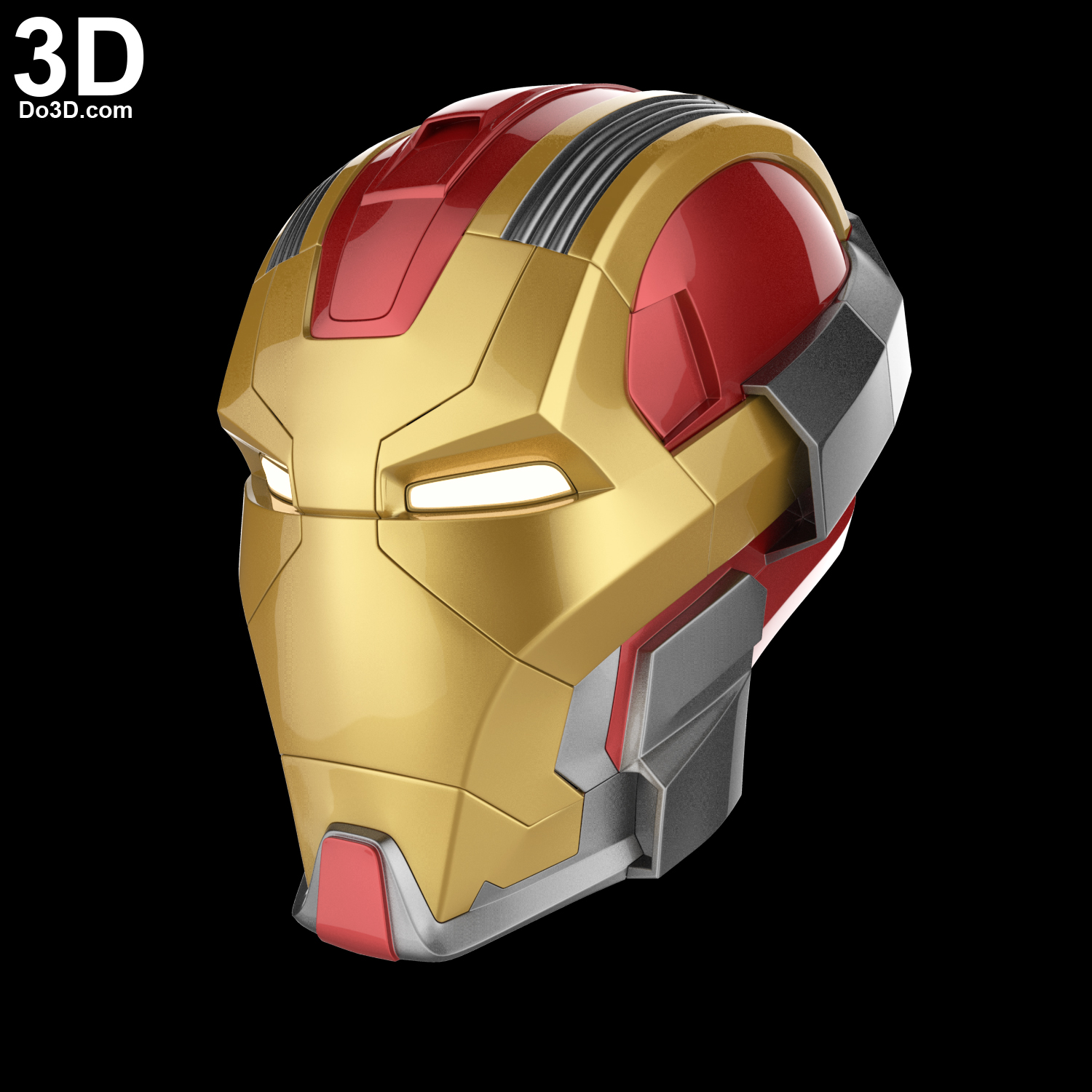 3D Printable Model: Iron Man Mark XVII HeartBreaker MK 17 Helmet
