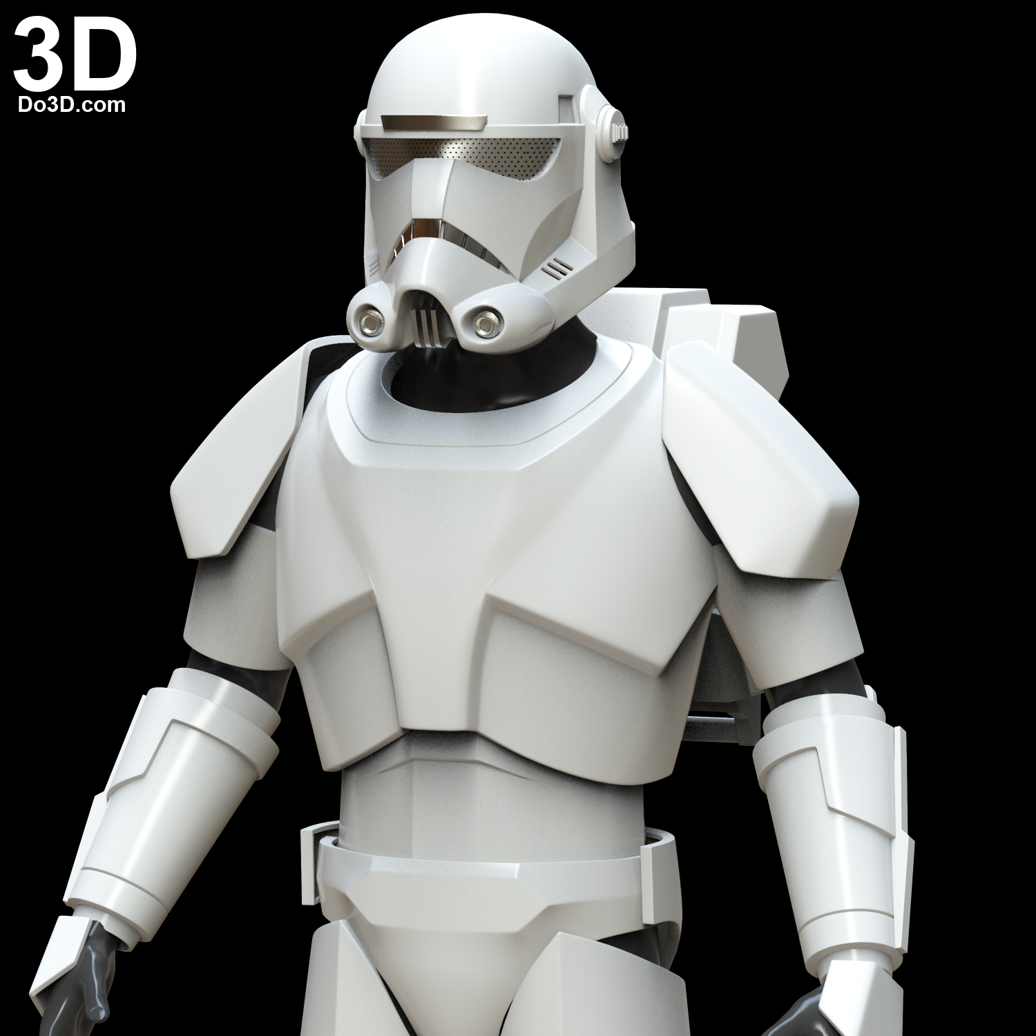 3D Printable Model Clone Force 99 Trooper Star Wars Bad Batch Hunter