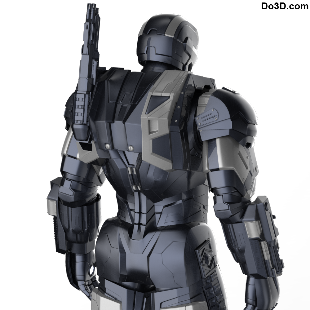 3D Printable Suit: Iron Man Mark III Armor War Machine (Model: MK 003. 