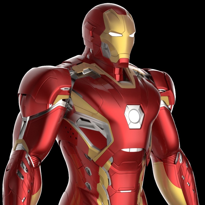 3D Printable Suit: Iron Man Mark Armor (Model: 45) from Avengers Age of | Print File Formats: STL – Do3D Portfolio