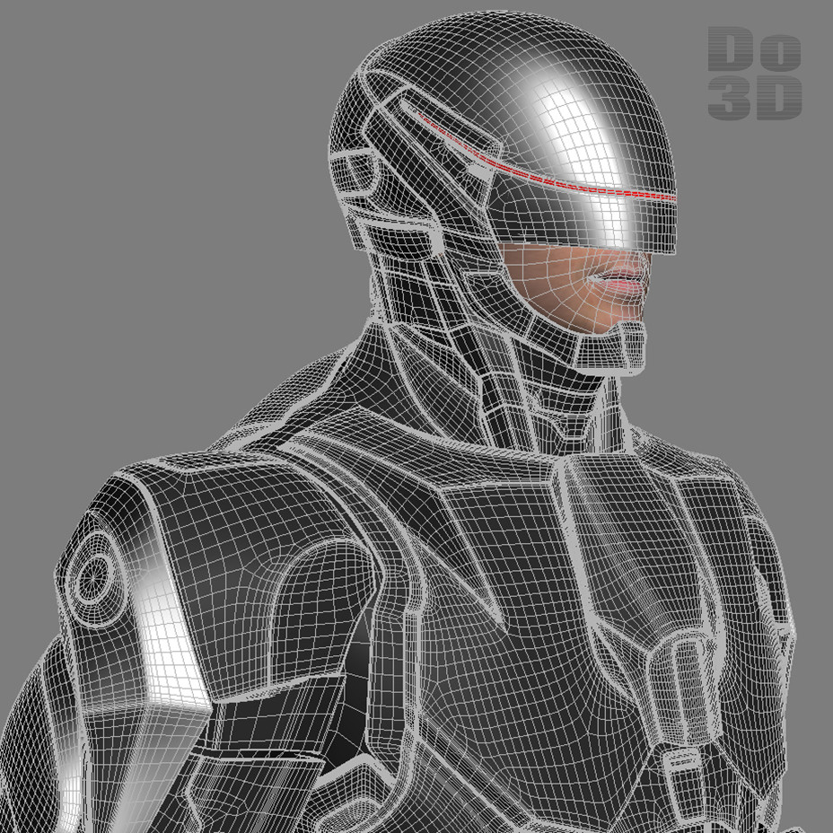 STL file Robocop 🦸・3D printing template to download・Cults