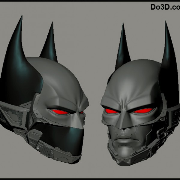 batman beyond 3D printable helmet by do3d