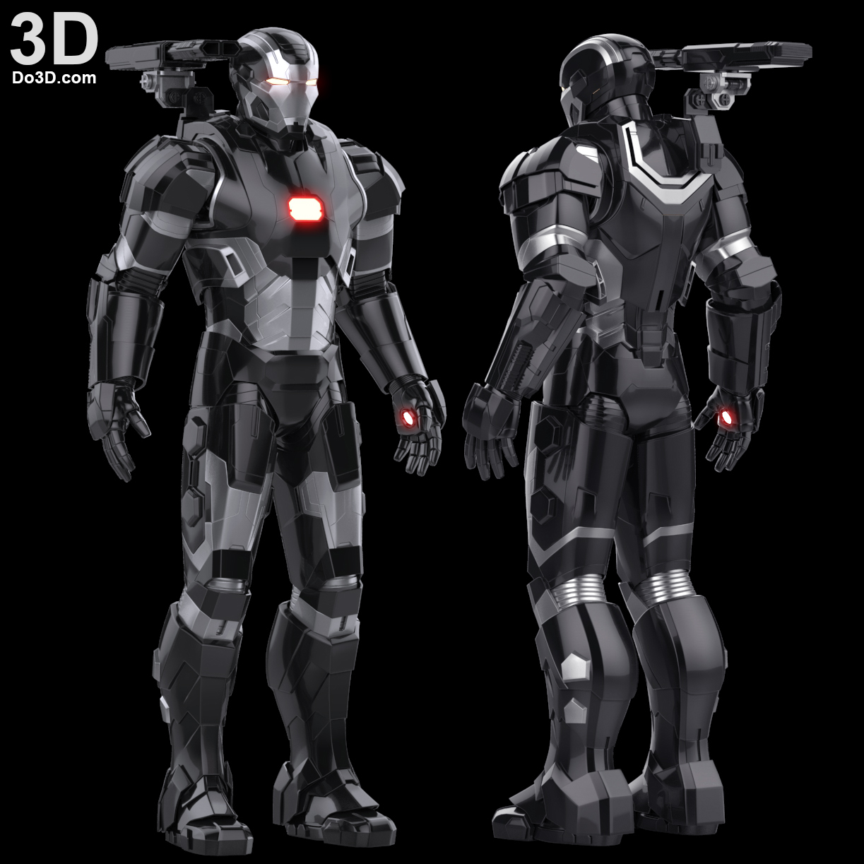 3D Printable Suit Iron Man Mark II Armor War Machine