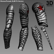 female-winter-soldier-arm-version-2-3d-printable-model-stl-obj-file-by-do3d-com