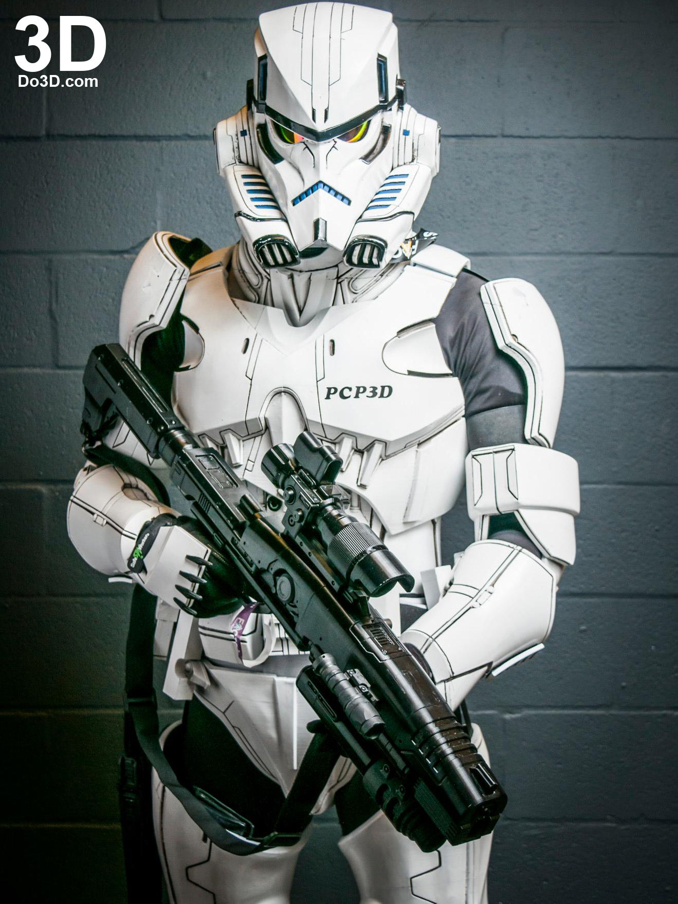 3D Printable Model Variant Star Wars Stormtrooper Full Body Armor Suit