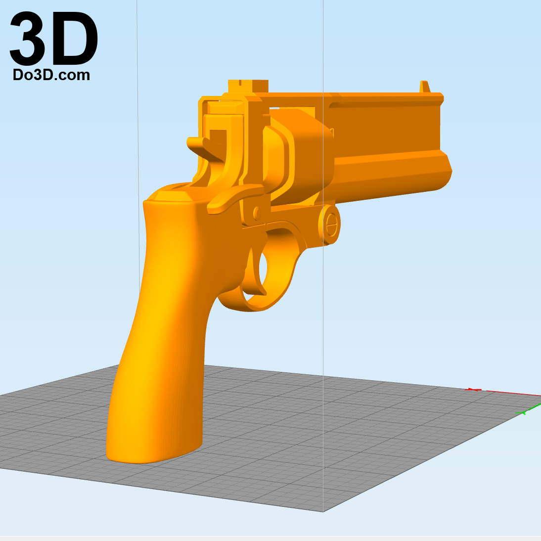 3D Printable Model Metal Gear Solid 5 Gun / Pistol Print File Format