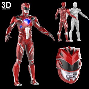 red-ranger-2017-power-rangers-movie-helmet-body-printable-model-3d-print-file-stl-by-do3d-com-printed