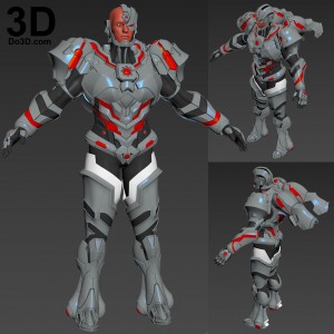 Cyborg-Justice-League-Variant-armor-PLAY-ARTS-KAI-Square-Enix-3d-printable-model-print-file-stl-by-do3d-com