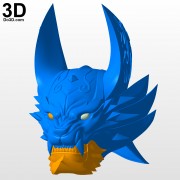 Garo-Fanged-Wolf-Golden-Knight-helmet-armor-3d-printable-model-print-file-stl-do3d-separate-parts-meshes
