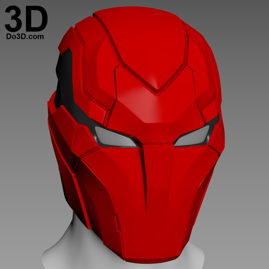 Red Hood Helmet Rebirth 3D Model STL Files Villainous Prop Shop | lupon ...