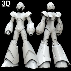 megaman x armor by do3d