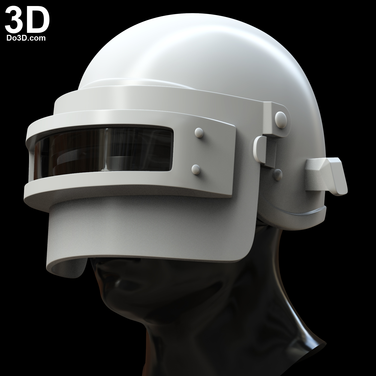 PUBG Level 3 Helmet 3D print ready-2 part | 3D Print Model