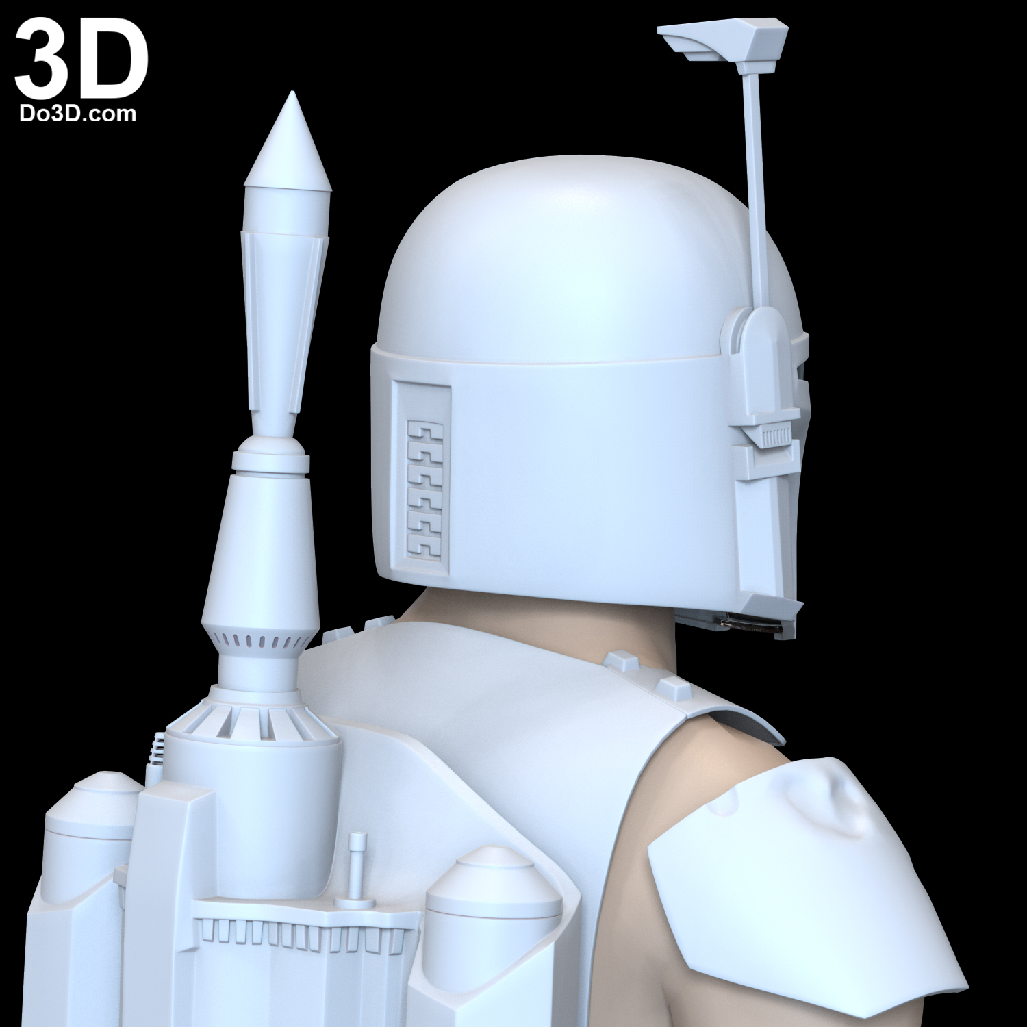 Star wars boba fett costume Jet Pack Thruster's 3d printed Parts cosplay 