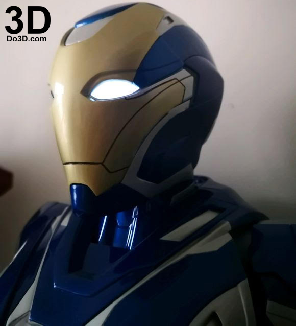 3D Printable Model: Marvel Rescue Full Body Armor + Helmet + Wings