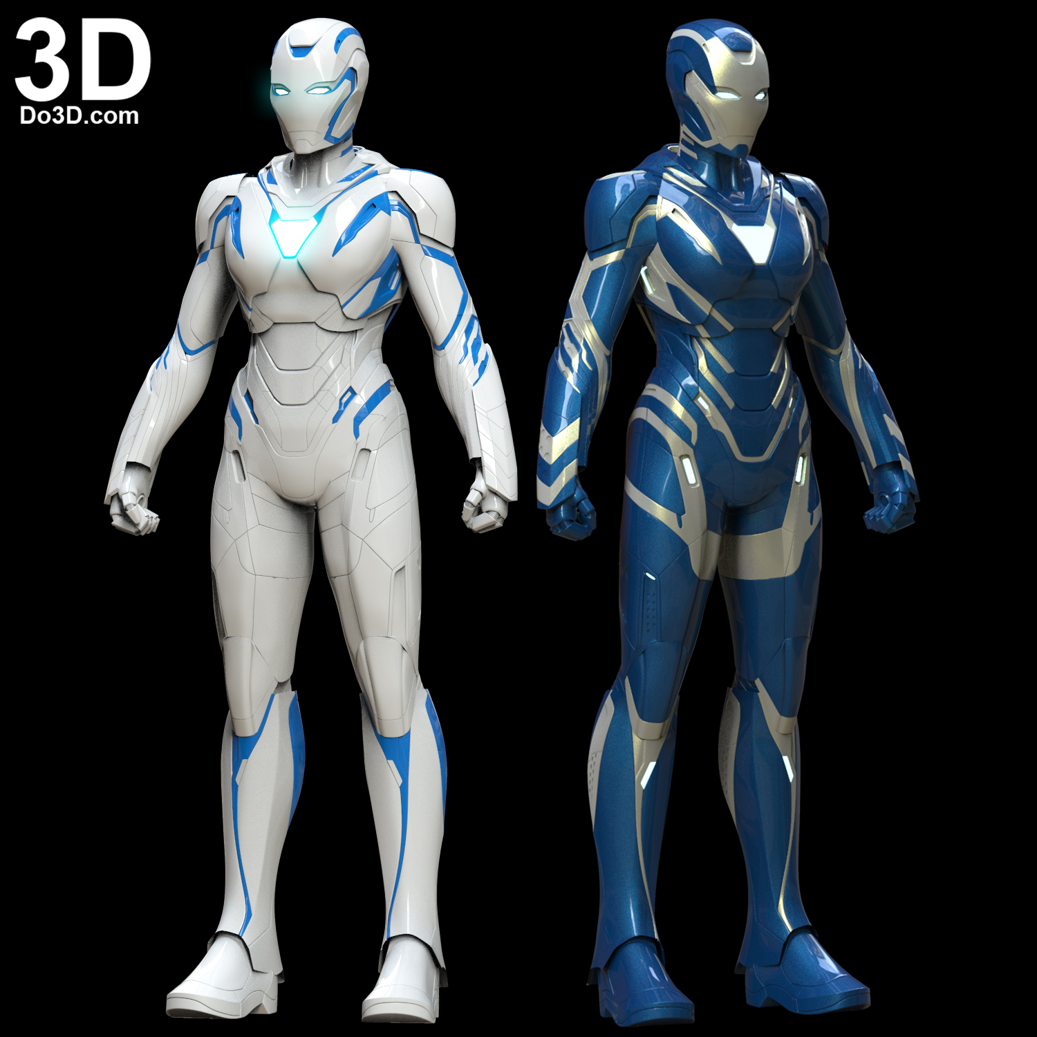3D Printable Model Marvel Rescue Full Body Armor + Helmet