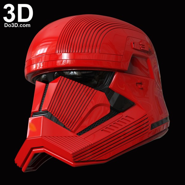 SITH TROOPER STAR WARS THE RISE OF SKYWALKER helmet 3d printable print file stl do3d 01