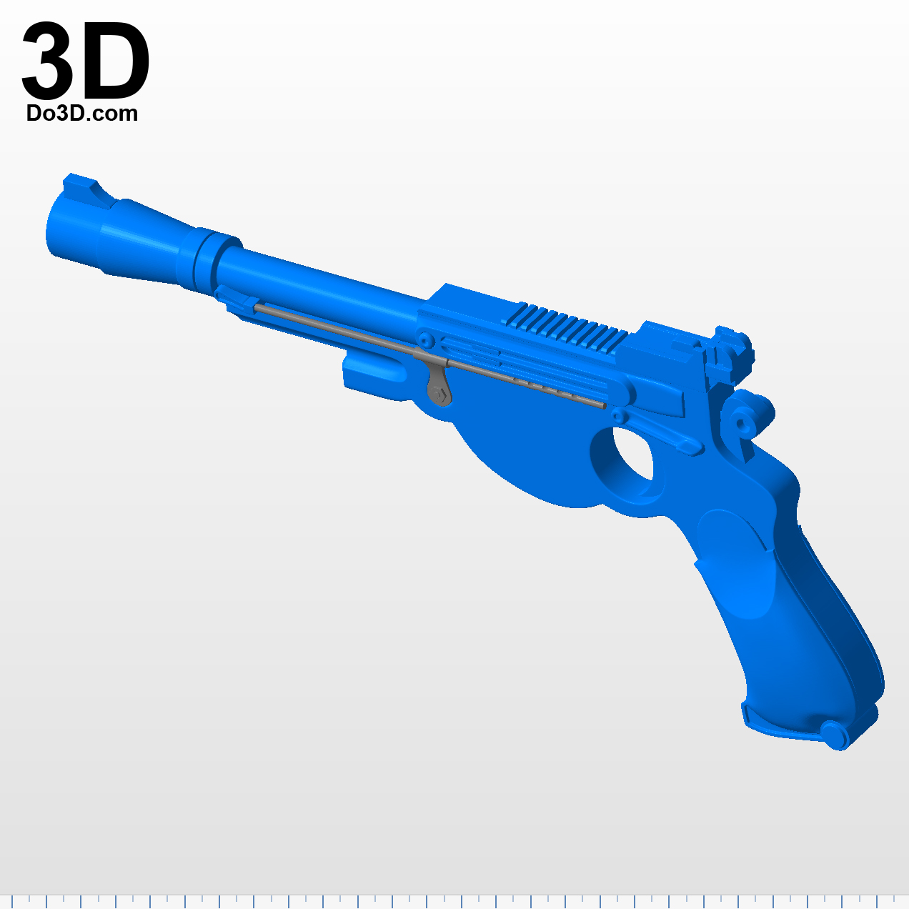 3D Printable Model Mandalorian Blaster Pistol Gun Star Wars Print