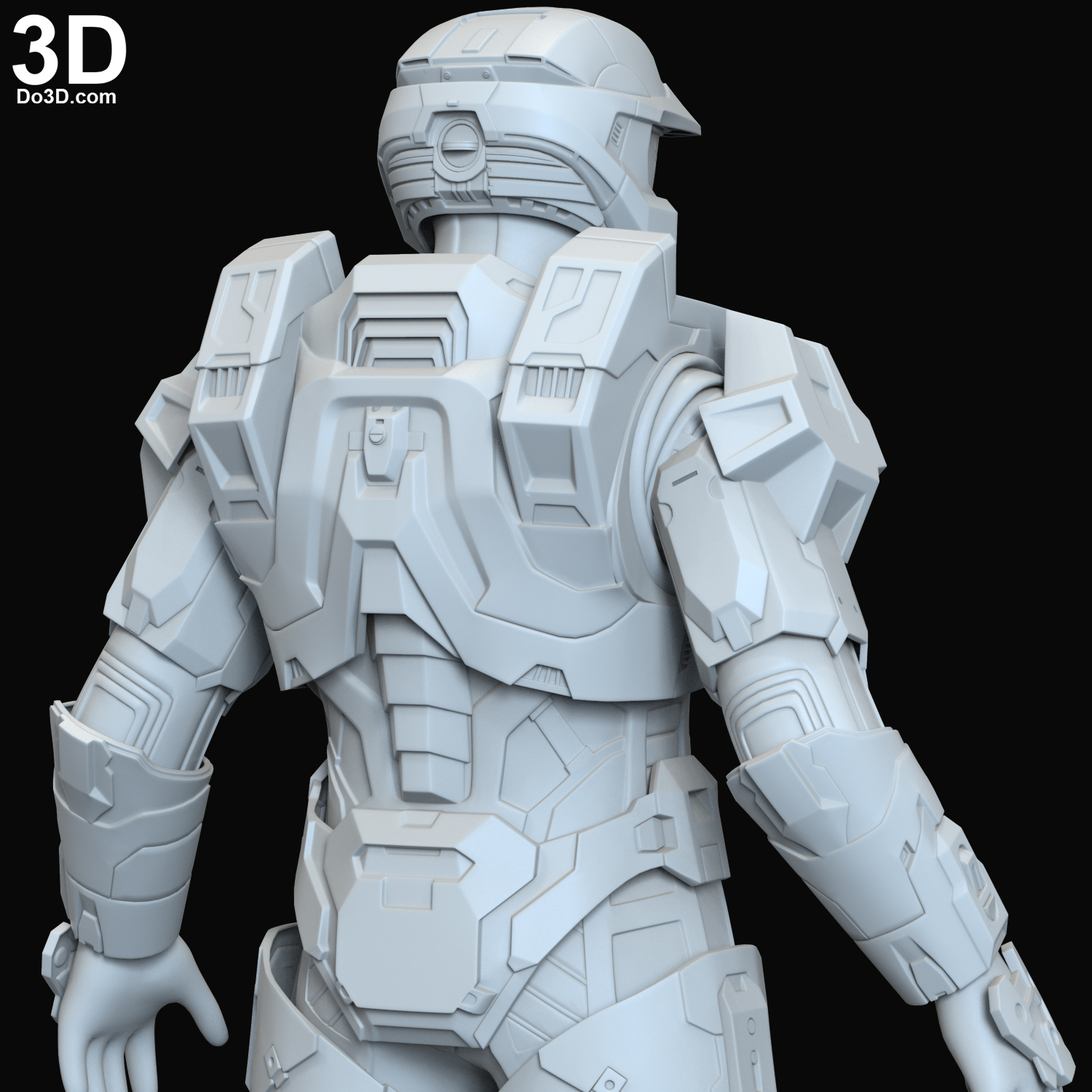 Master Chief 3D Model Stl